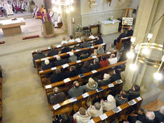 Festgottesdienst zum 50jahrigen Priesterjubiläum von Stadtpfarrer i.R. Geistlichen Rat Ulrich Trzeciok (Foto: Karl-Franz Thiede)